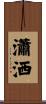 瀟洒 Scroll