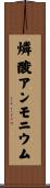 燐酸アンモニウム Scroll