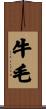 牛毛 Scroll