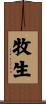 牧生 Scroll