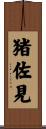 猪佐見 Scroll