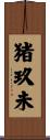 猪玖未 Scroll