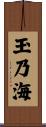 玉乃海 Scroll