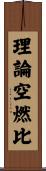 理論空燃比 Scroll