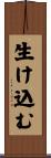 生け込む Scroll