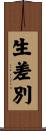 生差別 Scroll