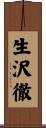 生沢徹 Scroll