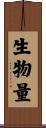 生物量 Scroll
