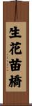 生花苗橋 Scroll