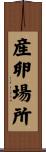 産卵場所 Scroll