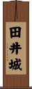 田井城 Scroll