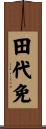 田代免 Scroll