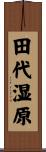 田代湿原 Scroll