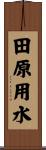 田原用水 Scroll