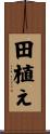 田植え Scroll