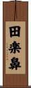 田楽鼻 Scroll
