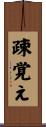 疎覚え Scroll