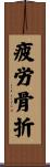 疲労骨折 Scroll