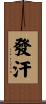 發汗 Scroll