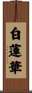 白蓮華 Scroll