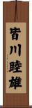 皆川睦雄 Scroll