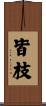 皆枝 Scroll