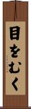目をむく Scroll