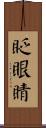 眨眼睛 Scroll