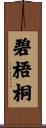 碧梧桐 Scroll