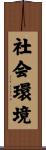社会環境 Scroll