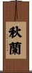 秋蘭 Scroll