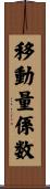 移動量係数 Scroll