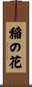 稲の花 Scroll
