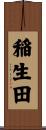 稲生田 Scroll