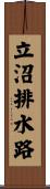 立沼排水路 Scroll