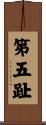第五趾 Scroll
