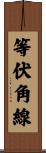 等伏角線 Scroll
