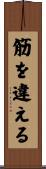 筋を違える Scroll