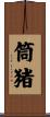筒猪 Scroll