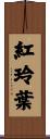 紅玲葉 Scroll