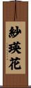 紗瑛花 Scroll
