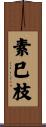 素巳枝 Scroll