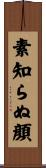 素知らぬ顔 Scroll