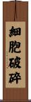 細胞破碎 Scroll