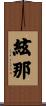 絃那 Scroll