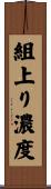 組上り濃度 Scroll