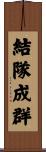 結隊成群 Scroll