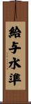 給与水準 Scroll