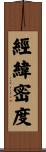 經緯密度 Scroll