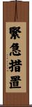 緊急措置 Scroll